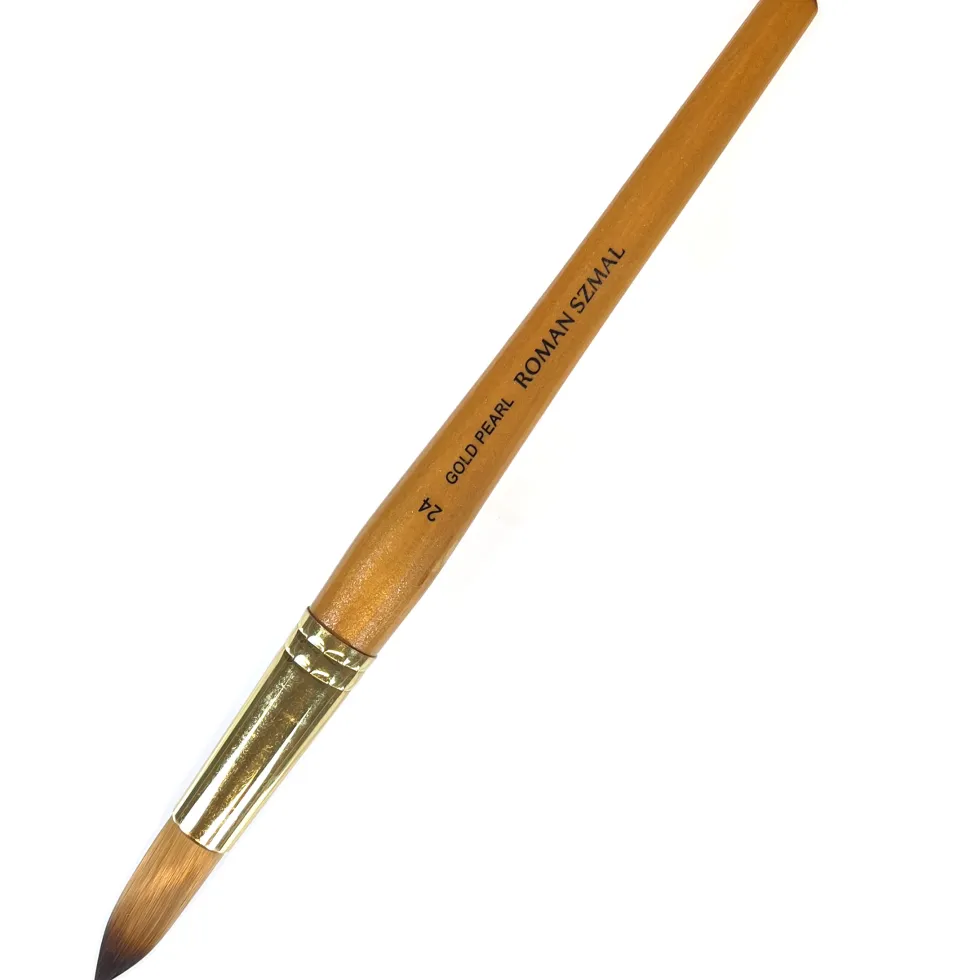 Pędzel okrągły, syntetyczny, Gold Pearl - Roman Szmal - nr 20