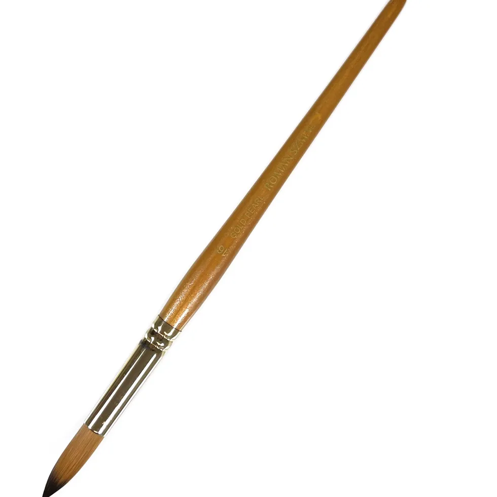 Pędzel okrągły, syntetyczny, Gold Pearl - Roman Szmal - nr 16
