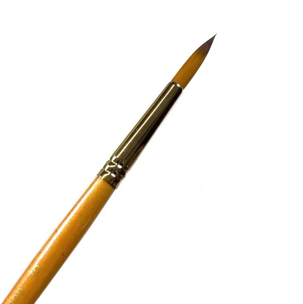 Pędzel okrągły, syntetyczny, Gold Pearl - Roman Szmal - nr 9
