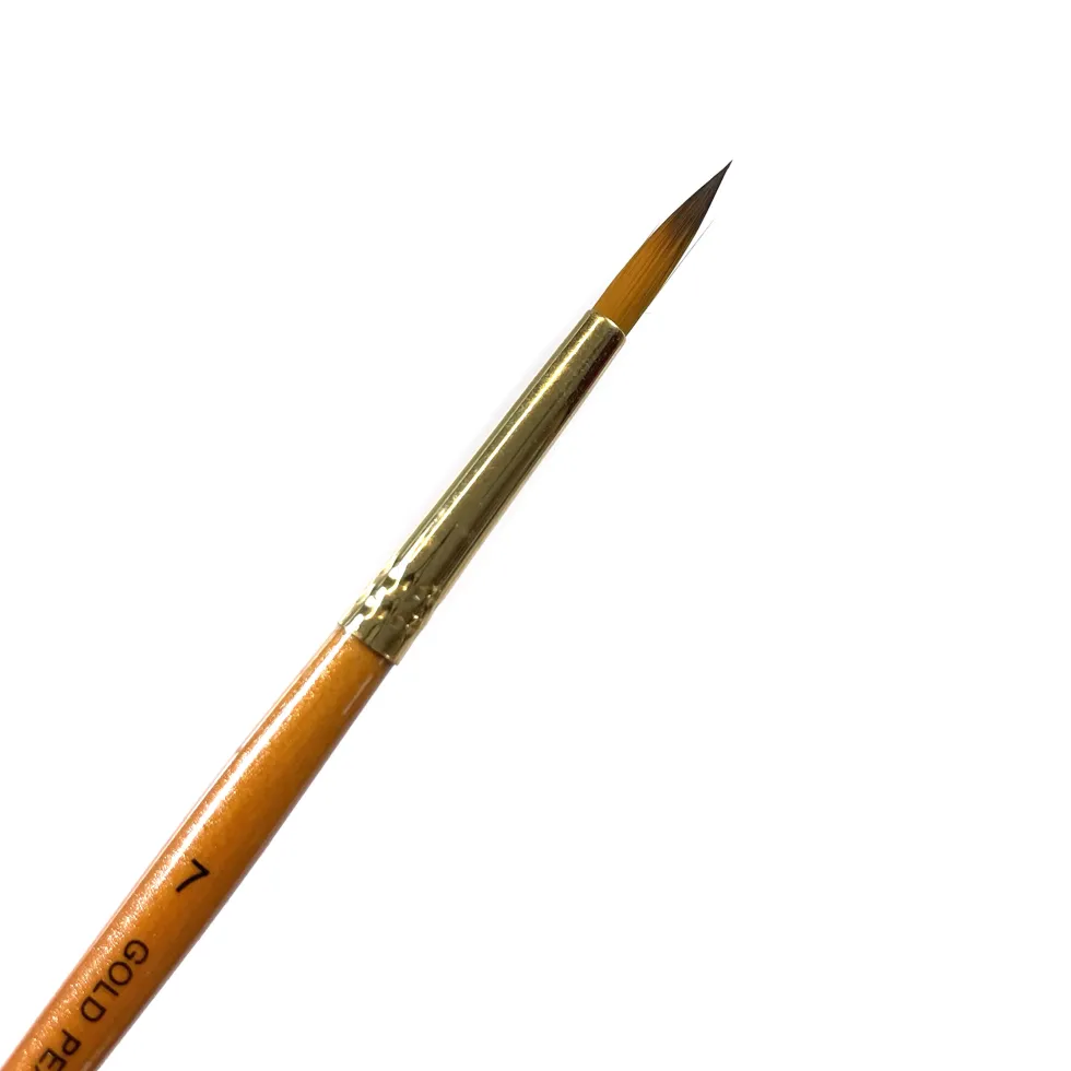 Pędzel okrągły, syntetyczny, Gold Pearl - Roman Szmal - nr 6