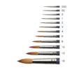 Pędzel okrągły, syntetyczny sobol - Winsor & Newton - nr 1