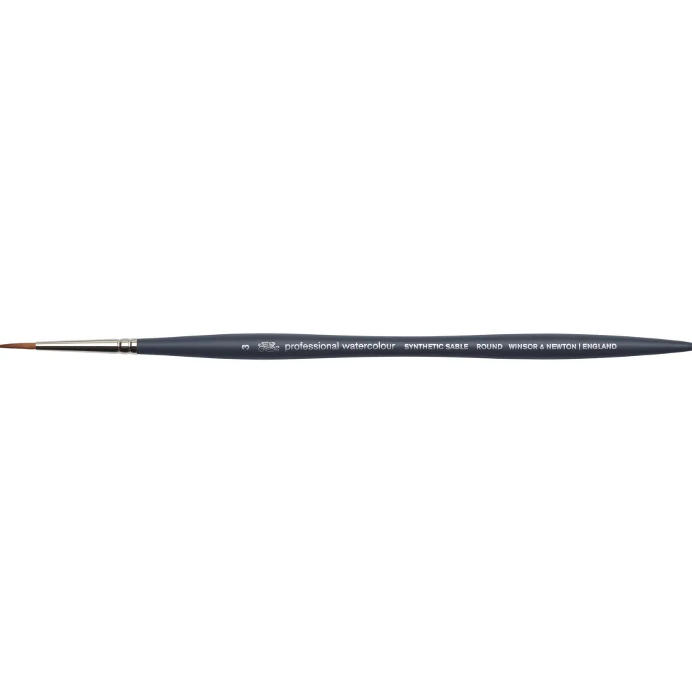 Pędzel okrągły, syntetyczny sobol - Winsor & Newton - nr 3