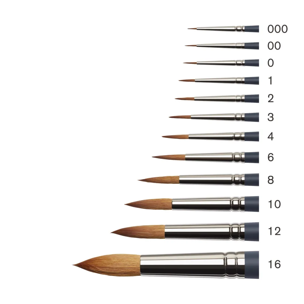 Pędzel okrągły, syntetyczny sobol - Winsor & Newton - nr 12