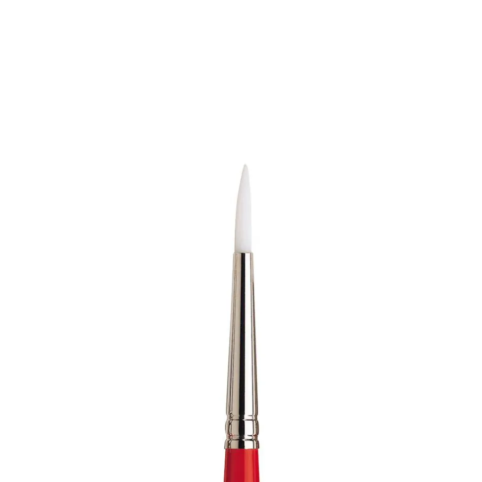 Pędzel okrągły, syntetyczny University - Winsor & Newton - krótka rączka, nr 4