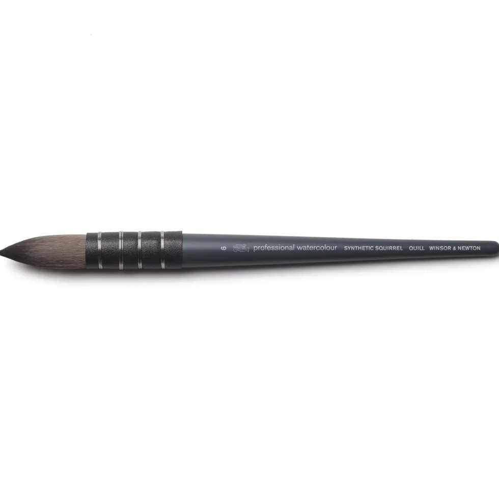 Pędzel okrągły syntetyczny wiewiórka - Winsor & Newton - nr 6