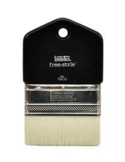 Pędzel płaski syntetyczny free-style - Liquitex - krótka rączka, 1''