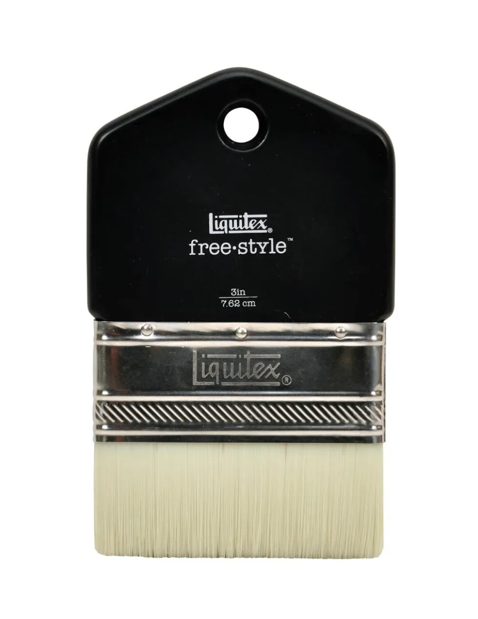 Pędzel płaski syntetyczny free-style - Liquitex - krótka rączka, 1''