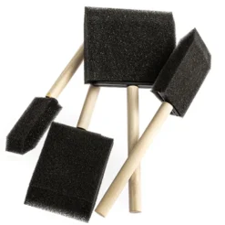 Pędzle gąbkowe płaskie - DpCraft - 4 szt.
