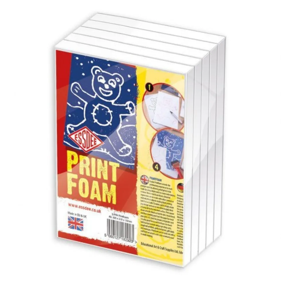 Pianka do linorytu PrintFoam - Essdee - A4, 5 szt.