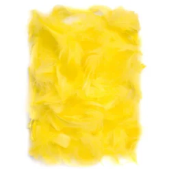 Piórka dekoracyjne - DpCraft - żółte, 10 g