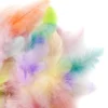Piórka dekoracyjne, kolorowe - DpCraft - pastel, 5 g