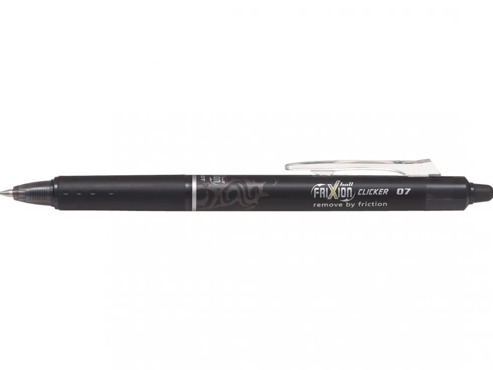Pióro kulkowe, długopis ścieralny Frixion Clicker - Pilot - czarne, 0,7 mm