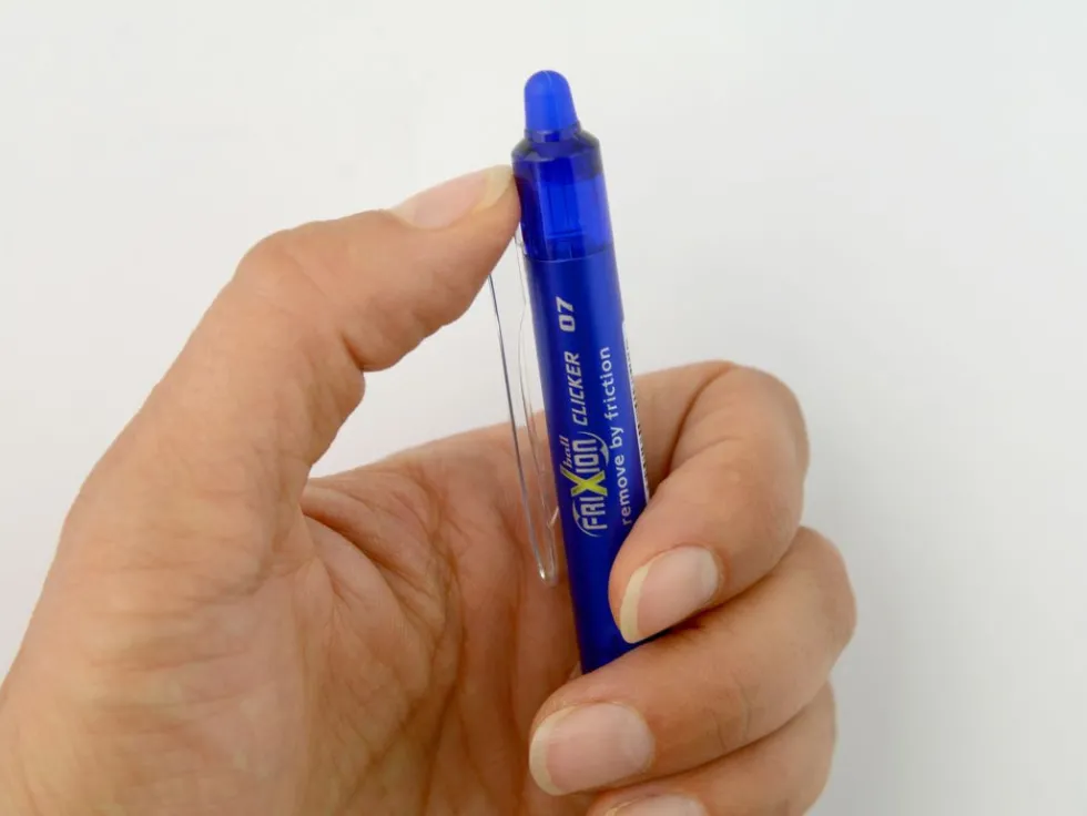 Pióro kulkowe, długopis ścieralny Frixion Clicker - Pilot - czarne, 0,7 mm
