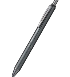 Pióro kulkowe EnerGel aluminiowe - Pentel - metaliczna czerń, 0,7 mm