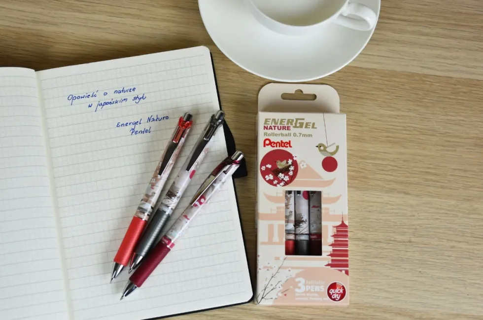 Pióro kulkowe EnerGel Nature - Pentel - Birds 0,7 mm