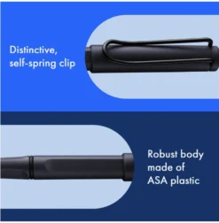 Pióro kulkowe Safari - Lamy - Steel Black