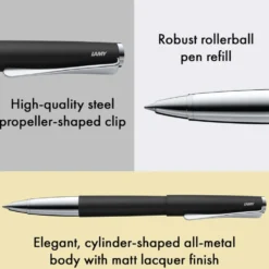 Pióro kulkowe Studio 367 - Lamy - Black M