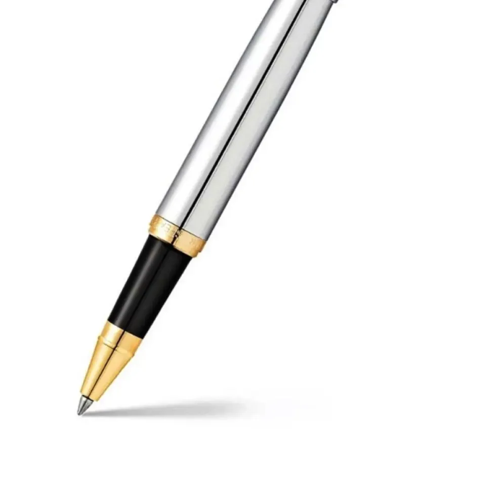 Pióro kulkowe VFM - Sheaffer - Polished Chrome Gold Trim