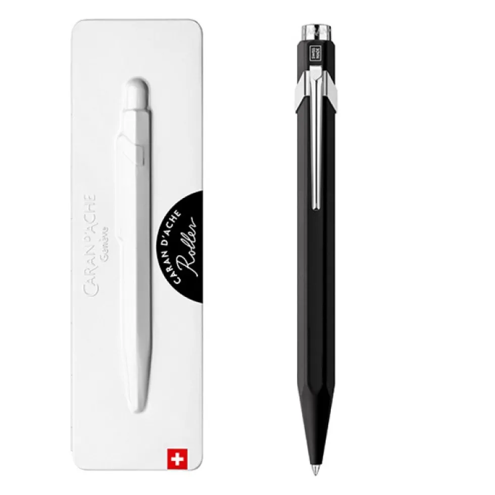 Pióro kulkowe 849 w etui - Caran d'Ache - czarne, M