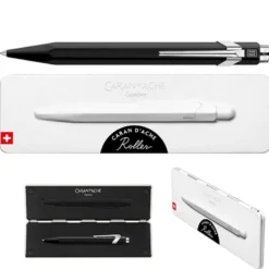 Pióro kulkowe 849 w etui - Caran d'Ache - czarne, M