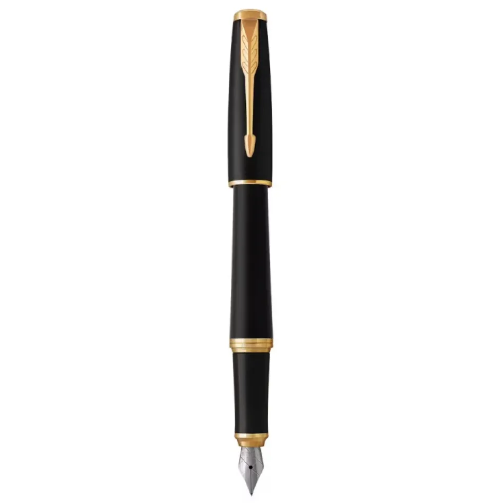 Pióro Urban w etui - Parker - Muted Black & Gold Trim, F