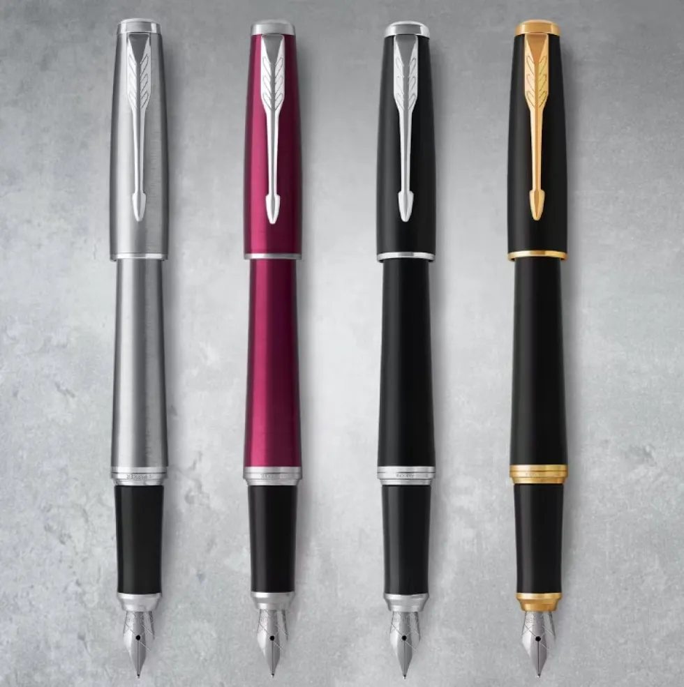 Pióro Urban w etui - Parker - Muted Black & Gold Trim, F