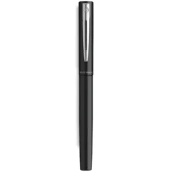 Pióro wieczne Allure - Waterman - Matt Black Silver Trim F