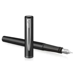 Pióro wieczne Allure - Waterman - Matt Black Silver Trim F