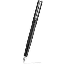 Pióro wieczne Allure - Waterman - Matt Black Silver Trim F