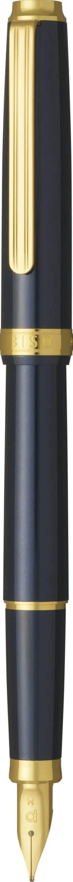 Pióro wieczne Biso - Platinum - Nebula Black F