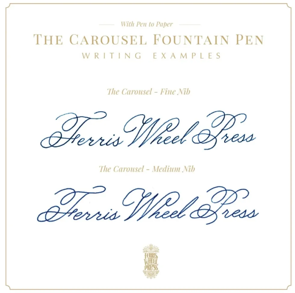 Pióro wieczne Carousel - Ferris Wheel Press - Oinking Embers, F