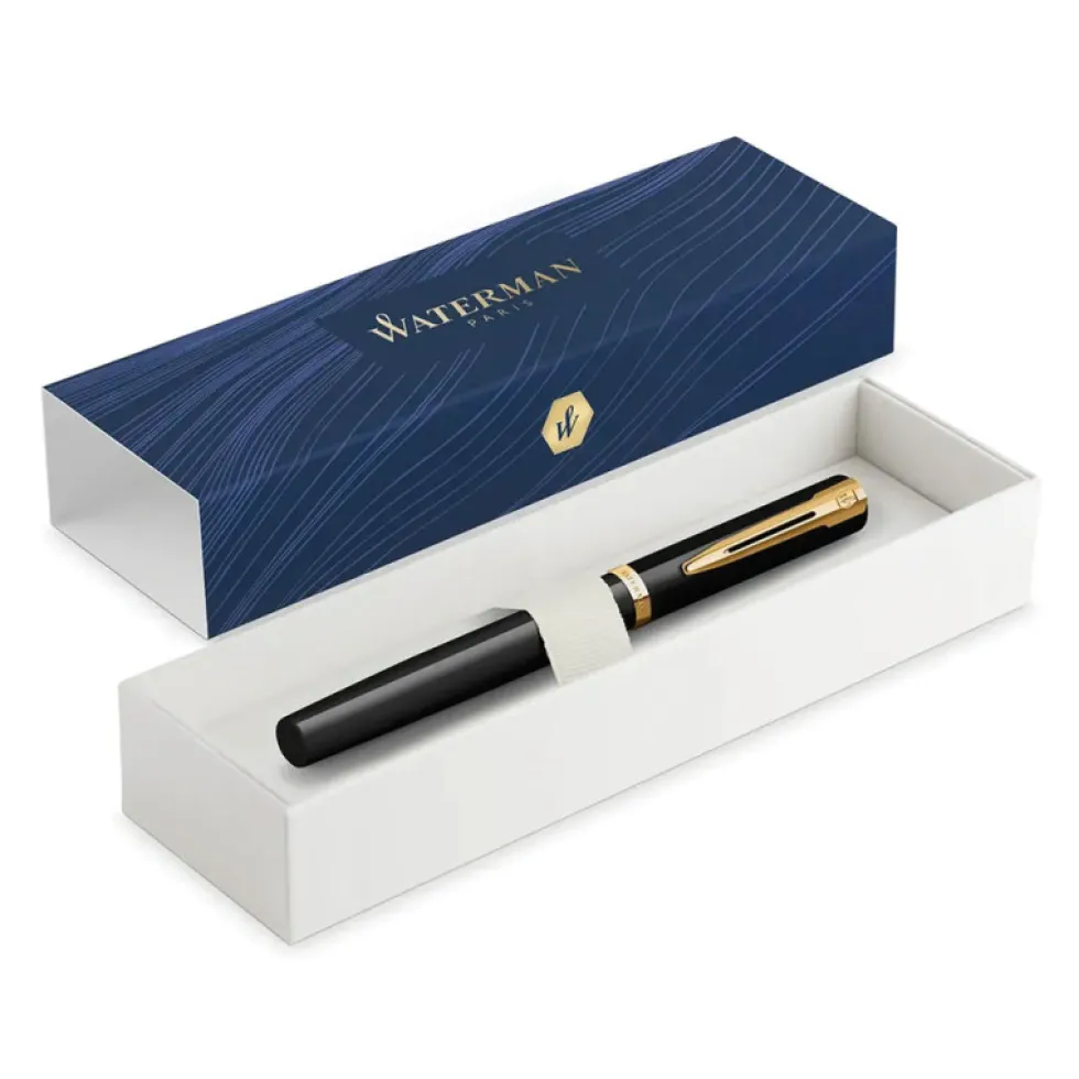Pióro wieczne Impression - Waterman - Black Gold Trim F