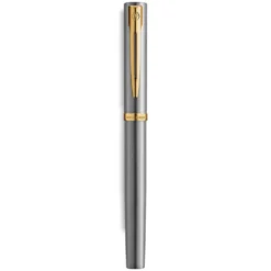Pióro wieczne Impression - Waterman - Steel Gold Trim F