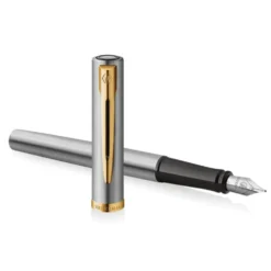 Pióro wieczne Impression - Waterman - Steel Gold Trim F