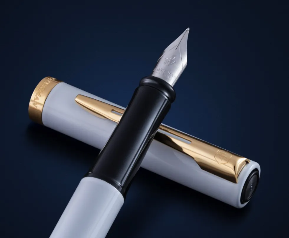 Pióro wieczne Impression - Waterman - White Gold Trim F