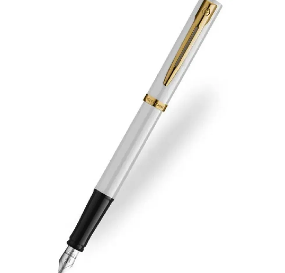 Pióro wieczne Impression - Waterman - White Gold Trim F