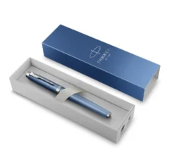 Pióro wieczne IM Rituals w etui - Parker - Blue & Silver Trim F