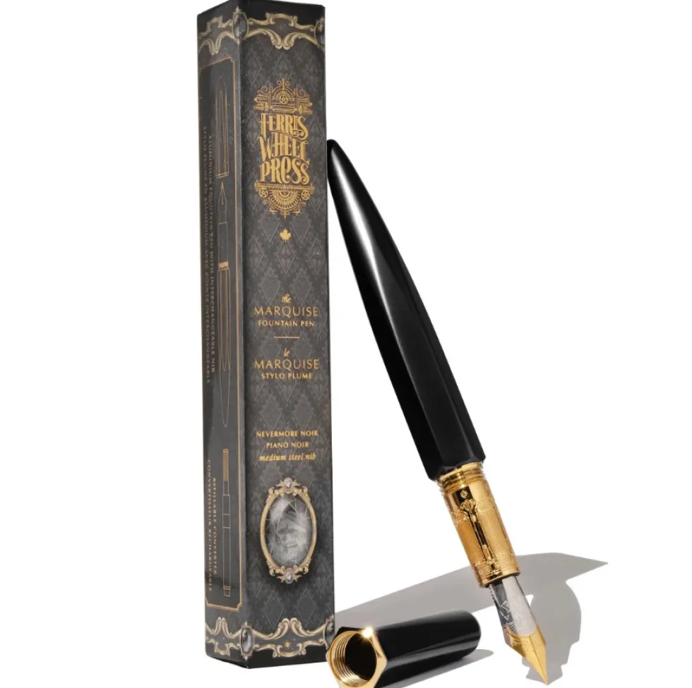 Pióro wieczne Marquise - Ferris Wheel Press - Nevermore Noir, F