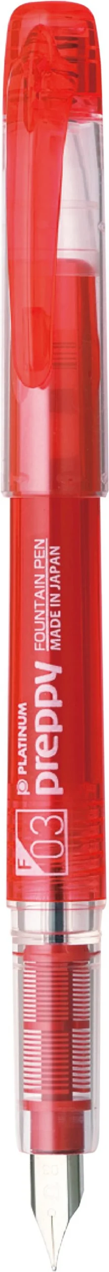 Pióro wieczne Preppy - Platinum - Red F