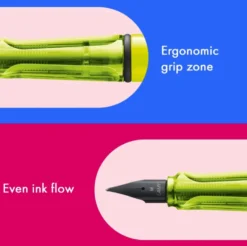 Pióro wieczne Safari - Lamy - Neon Yellow F