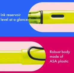Pióro wieczne Safari - Lamy - Neon Yellow F