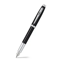 Pióro wieczne 100 - Sheaffer - Black Chrome Trim F