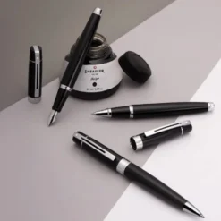 Pióro wieczne 300 - Sheaffer - Black Chrome Trim F