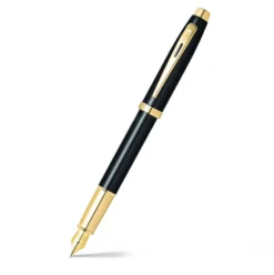 Pióro wieczne 100 - Sheaffer - Black Gold Trim F