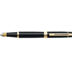 Pióro wieczne 300 - Sheaffer - Black Gold Trim F