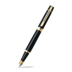 Pióro wieczne 300 - Sheaffer - Black Gold Trim F