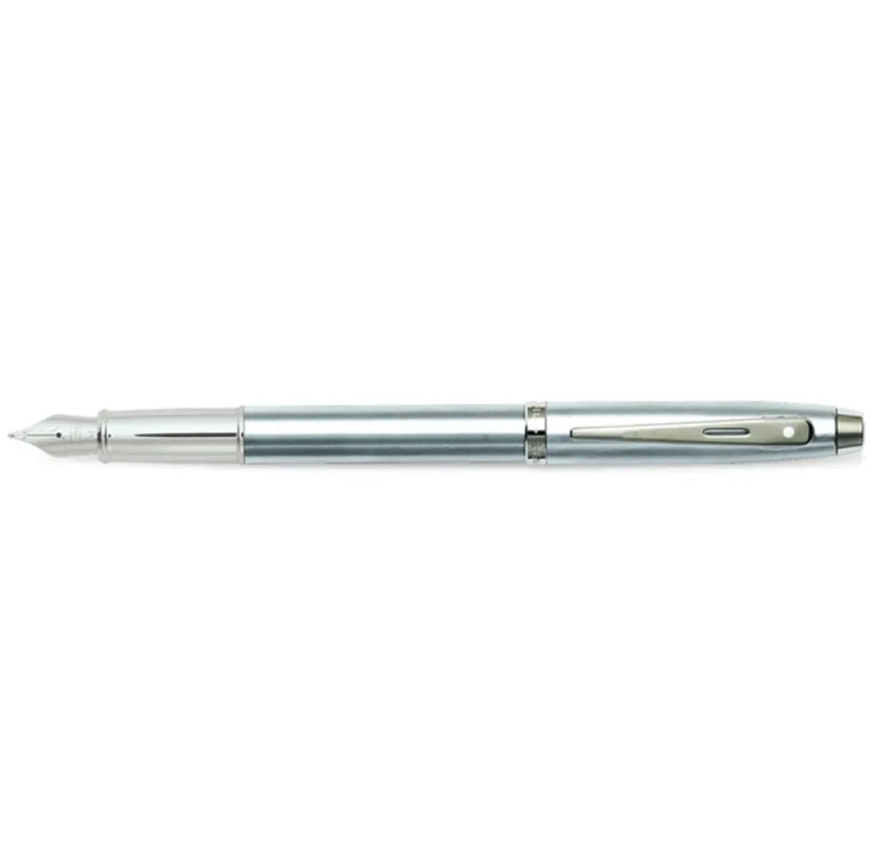 Pióro wieczne 100 - Sheaffer - Brushed Chrome F