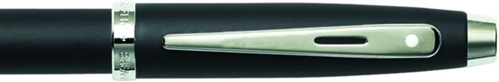 Pióro wieczne 100 - Sheaffer - Matte Black and Chrome F