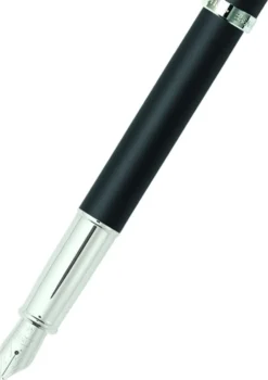 Pióro wieczne 100 - Sheaffer - Matte Black and Chrome F