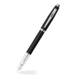 Pióro wieczne 100 - Sheaffer - Matte Black and Chrome F